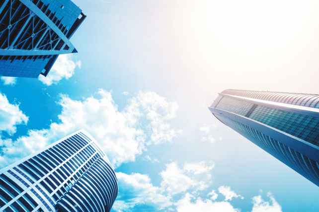 architectural design architecture blue sky buildings
