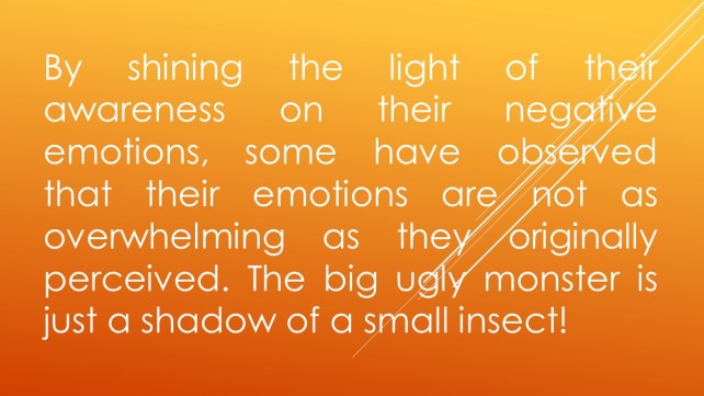 By shining the light of their awareness on